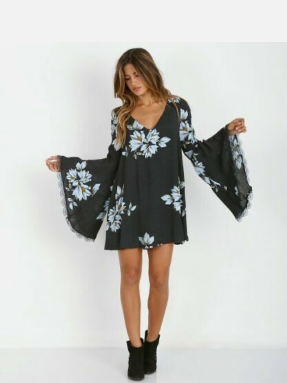 Free People Wanderer Mini Dress XS